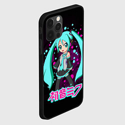 Чехол для iPhone 12 Pro Max Мику Хацунэ, Hatsune Miku, цвет: 3D-черный — фото 2