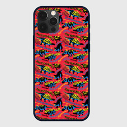 Чехол для iPhone 12 Pro Max Миллионы лет назад, цвет: 3D-черный