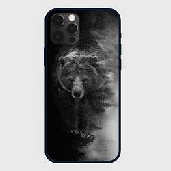 Чехол для iPhone 12 Pro Max EVIL BEAR, цвет: 3D-черный