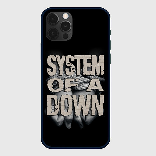 Чехол iPhone 12 Pro Max System of a Down / 3D-Черный – фото 1