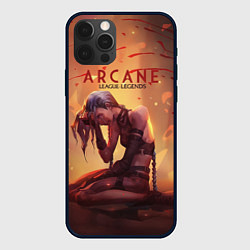 Чехол для iPhone 12 Pro Max Arcane: League of Legends Jinx, цвет: 3D-черный