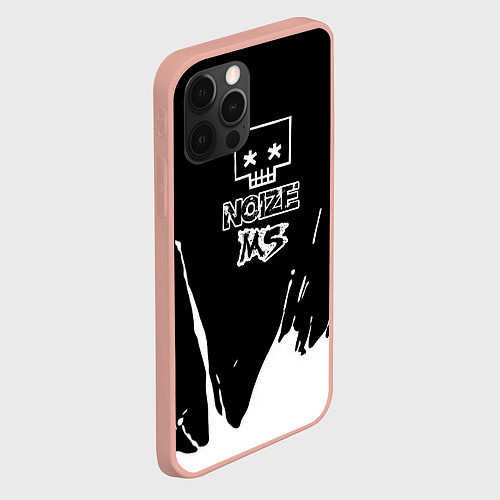 Чехол iPhone 12 Pro Max Noize MC Нойз МС / 3D-Светло-розовый – фото 2