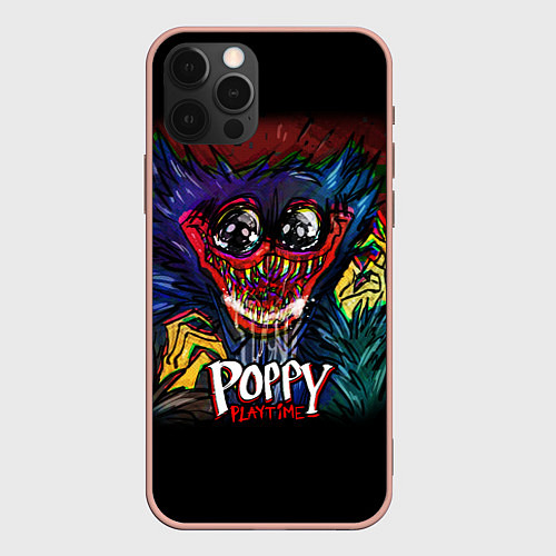 Чехол iPhone 12 Pro Max POPPY PLAYTIME / 3D-Светло-розовый – фото 1