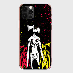 Чехол для iPhone 12 Pro Max АТАКА СИРЕНЕГОЛОВЫХ, цвет: 3D-светло-розовый