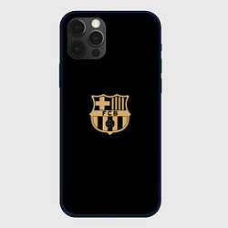 Чехол для iPhone 12 Pro Max Golden Barca, цвет: 3D-черный