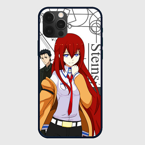 Чехол iPhone 12 Pro Max Врата Штейна SteinsGate / 3D-Черный – фото 1