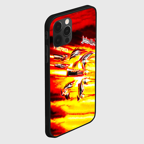 Чехол iPhone 12 Pro Max Firepower - Judas Priest / 3D-Черный – фото 2