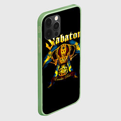 Чехол для iPhone 12 Pro Max Carolus Rex - Sabaton, цвет: 3D-салатовый — фото 2