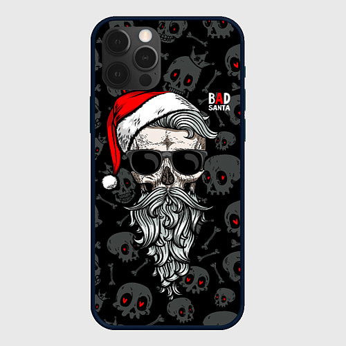 Чехол iPhone 12 Pro Max Santa from Hell / 3D-Черный – фото 1