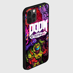 Чехол для iPhone 12 Pro Max DOOM ETERNAL ПАЛАЧ РОКА DOOM SLAYER, цвет: 3D-черный — фото 2