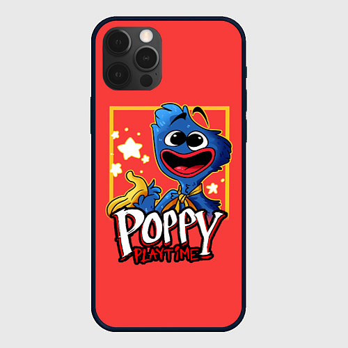 Чехол iPhone 12 Pro Max POPPY PLAYTIME: STARS / 3D-Черный – фото 1