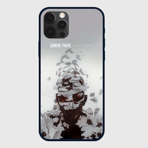 Чехол iPhone 12 Pro Max Living Things - Linkin Park / 3D-Черный – фото 1