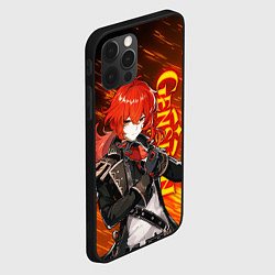 Чехол для iPhone 12 Pro Max GENSHIN IMPACT, ДИЛЮК DILUC, цвет: 3D-черный — фото 2