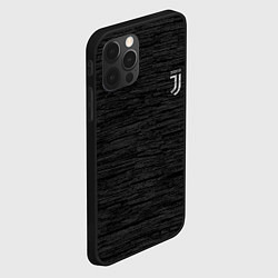 Чехол для iPhone 12 Pro Max Juventus Asphalt theme, цвет: 3D-черный — фото 2