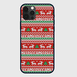 Чехол iPhone 12 Pro Max Deer Christmas Pattern