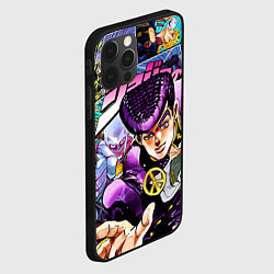 Чехол для iPhone 12 Pro Max JoJos Bizarre Adventure: Josuke, цвет: 3D-черный — фото 2