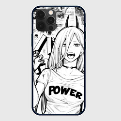 Чехол для iPhone 12 Pro Max Power - Chainsaw-Man, цвет: 3D-черный