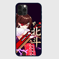 Чехол для iPhone 12 Pro Max Бэй Доу - Геншин Импакт, цвет: 3D-черный