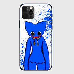 Чехол для iPhone 12 Pro Max POPPY PLAYTIME BLUE ИГРА ПОППИ ПЛЕЙТАЙМ ХАГГИ ВАГГ, цвет: 3D-черный