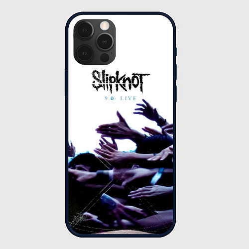 Чехол iPhone 12 Pro Max 9 0: Live - Slipknot / 3D-Черный – фото 1