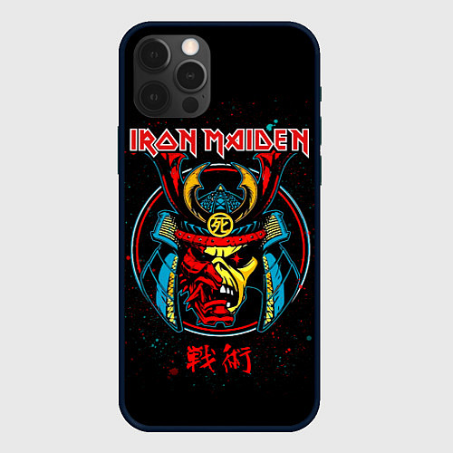 Чехол iPhone 12 Pro Max Iron Maiden - Senjutsu / 3D-Черный – фото 1