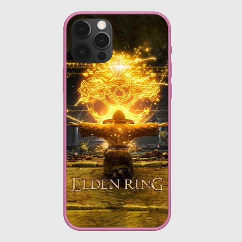 Чехол iPhone 12 Pro Max Elden Ring - Маг / 3D-Малиновый – фото 1