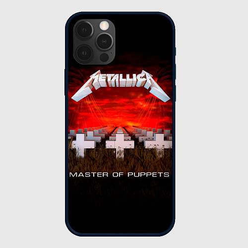 Чехол iPhone 12 Pro Max Master of Puppets - Metallica / 3D-Черный – фото 1