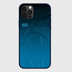 Чехол для iPhone 12 Pro Max 1925 SPB Lion Dark Theme, цвет: 3D-черный