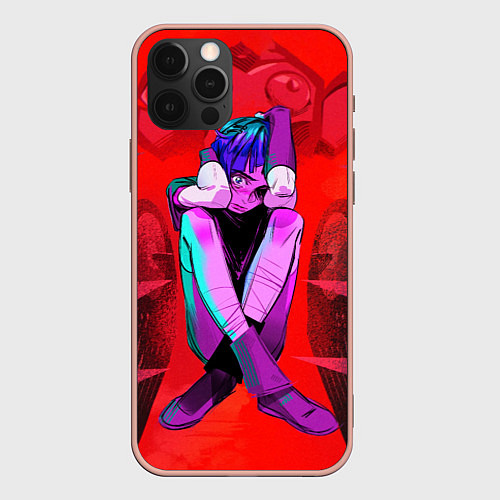 Чехол iPhone 12 Pro Max Джинкс в ловушке / 3D-Светло-розовый – фото 1