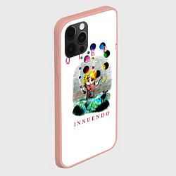 Чехол для iPhone 12 Pro Max Innuendo - Queen, цвет: 3D-светло-розовый — фото 2