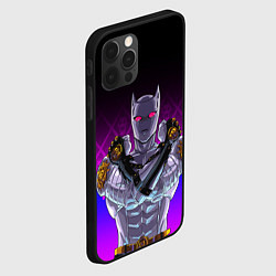 Чехол для iPhone 12 Pro Max JOJO KILLER QUEEN КОРОЛЕВА УБИЙЦА FIRE STYLE, цвет: 3D-черный — фото 2