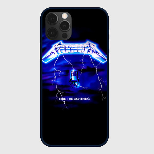 Чехол iPhone 12 Pro Max Ride the Lightning - Metallica / 3D-Черный – фото 1