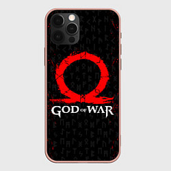 Чехол iPhone 12 Pro Max GOD OF WAR КРАТОС ЛОГО