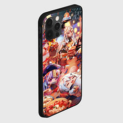 Чехол для iPhone 12 Pro Max Новый год в геншин импакте все герои, цвет: 3D-черный — фото 2