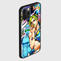 Чехол для iPhone 12 Pro Max JoJos Bizarre Adventure - Джолин Кудзё, цвет: 3D-черный — фото 2