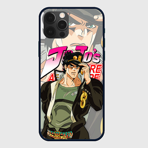 Чехол iPhone 12 Pro Max JOJO BIZARRE ADVENTURE ДЖОДЖО / 3D-Черный – фото 1