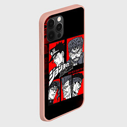 Чехол для iPhone 12 Pro Max JOJO BIZARRE ADVENTURE ДЖОДЖО АРТ, цвет: 3D-светло-розовый — фото 2