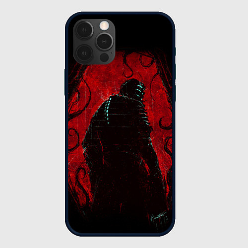 Чехол iPhone 12 Pro Max DEAD SPACE АЙЗЕК КЛАРК В БРОНЕ / 3D-Черный – фото 1