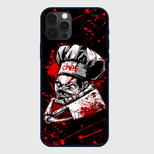 Чехол iPhone 12 Pro Max DOTA 2 PUDGE, БРЫЗГИ КРАСОК / 3D-Черный – фото 1