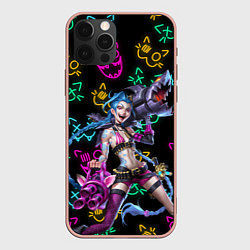 Чехол iPhone 12 Pro Max JINX ARCANE NEON MEOW! LOL