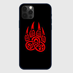 Чехол для iPhone 12 Pro Max ПЕЧАТЬ ВЕЛЕСЕ, РУНЫ, цвет: 3D-черный