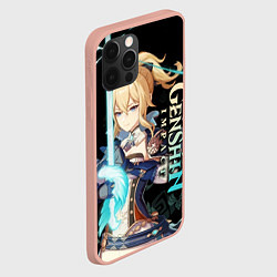 Чехол для iPhone 12 Pro Max Genshin Impact - Jean, цвет: 3D-светло-розовый — фото 2