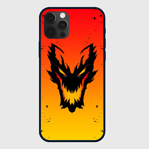 Чехол iPhone 12 Pro Max DOTA SHADOW FIEND FIRE / 3D-Черный – фото 1