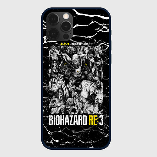 Чехол iPhone 12 Pro Max Biohazard re3 / 3D-Черный – фото 1