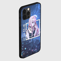 Чехол для iPhone 12 Pro Max Zero Two в платье, Darling in the Franxx, цвет: 3D-черный — фото 2