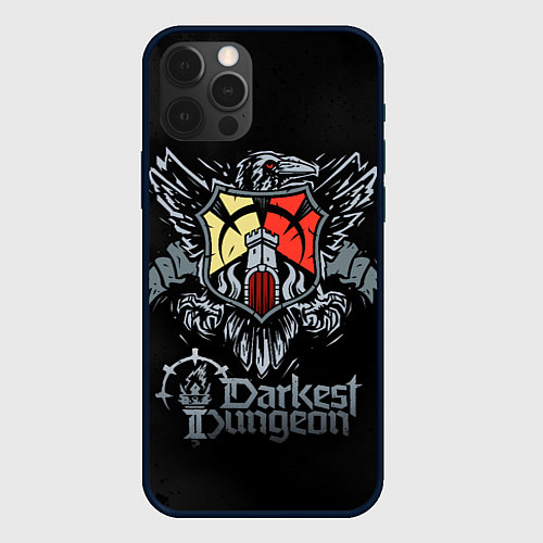 Чехол iPhone 12 Pro Max Darkest Dungeon герб / 3D-Черный – фото 1