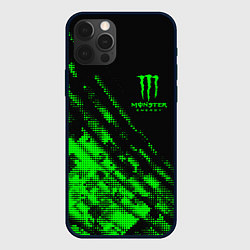 Чехол iPhone 12 Pro Max Monster Energy Текстура