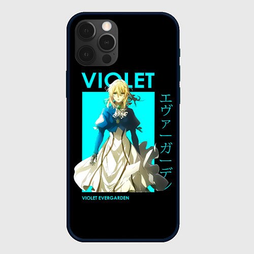 Чехол iPhone 12 Pro Max VIOLET - Violet Evergarden / 3D-Черный – фото 1