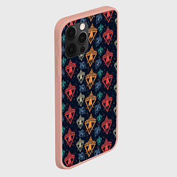 Чехол для iPhone 12 Pro Max Похищение, цвет: 3D-светло-розовый — фото 2