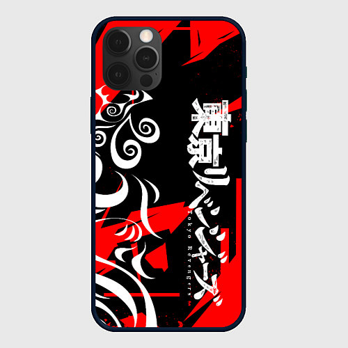 Чехол iPhone 12 Pro Max TOKYO REVENGERS ТОСВА RED VER / 3D-Черный – фото 1